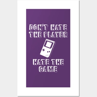 1980's Series Don't Hate The Player Hate The Game Posters and Art